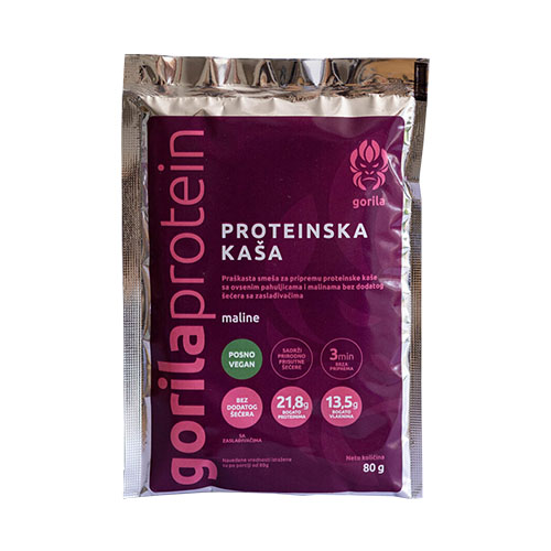 Proteinska kaša sa ukusom maline 80g