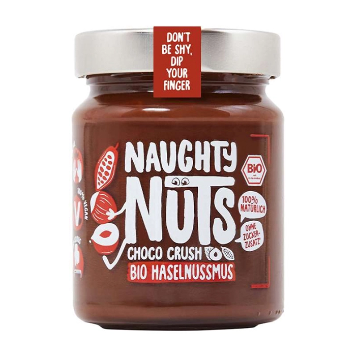 Organski puter od lešnika i čokolada Naughty nuts 250g