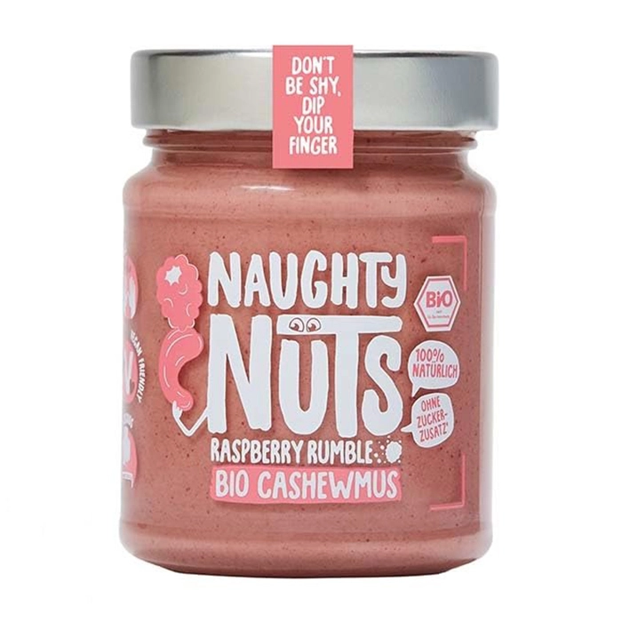 Organski namaz od indijskog oraha sa malinom Naughty nuts 250g